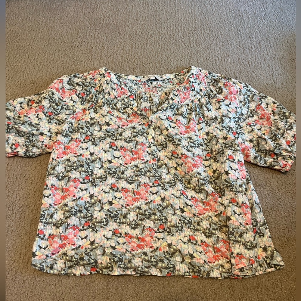 Women's Loft Floral Blouse